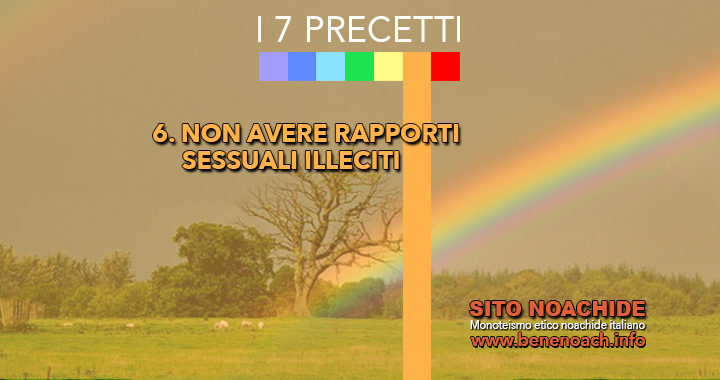 6. Non avere rapporti sessuali illeciti